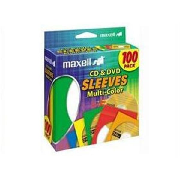 Maxell Maxell 190134 Multi-Color Cd/Dvd Sleeves 50Pk 190134